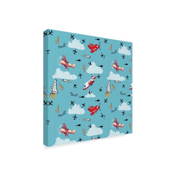 Sher Sester 'Air Traffic Pattern' Canvas Art,24x24